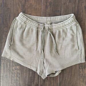 Aerie Army Green Lounge Shorts